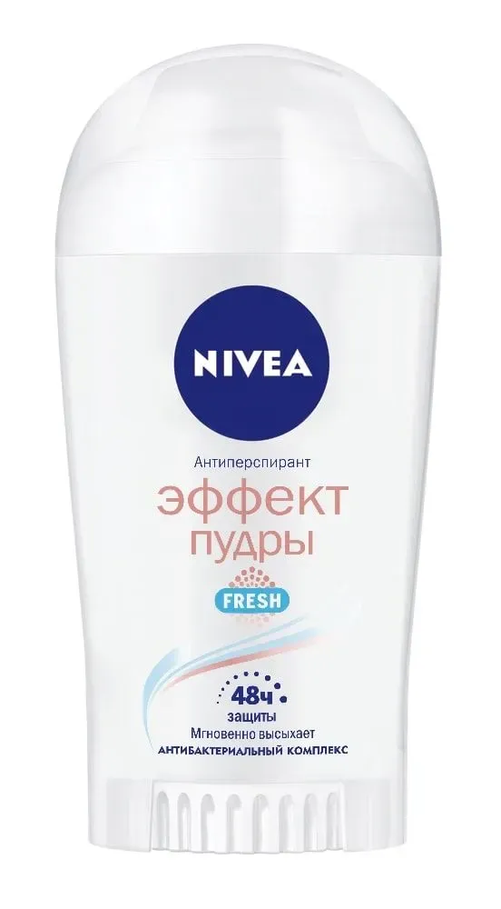 фото упаковки Nivea антиперспирант эффект пудры Fresh