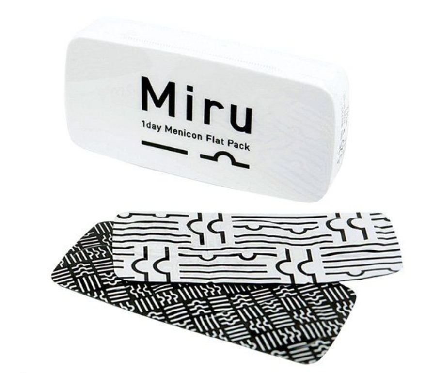 Miru 1day Flat Pack Menicon Линзы контактные однодневные мягкие, -7.00, 8.6, 30 шт.