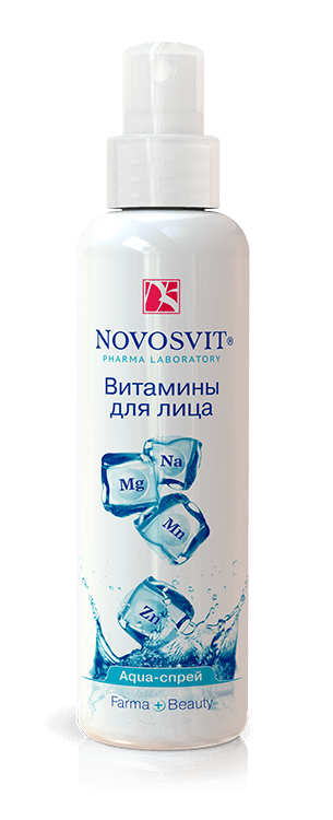 фото упаковки Novosvit Витамины для лица аква-спрей