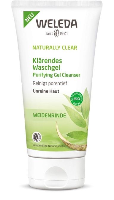 фото упаковки Weleda Naturally Clear Гель для умывания Очищающий с антибактериальным эффектом