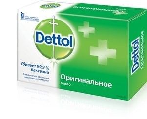 фото упаковки Dettol Мыло туалетное Антибактериальное Оригинальное