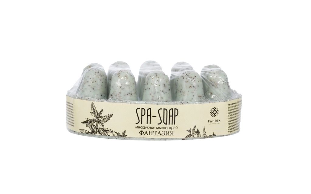 фото упаковки Fabrik Cosmetology Spa-soap мыло-скраб массажное Фантазия