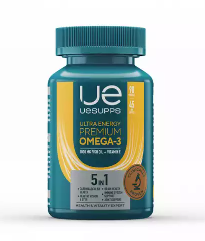 UESUPPS Ultra Energy Премиум Омега-3, капсулы, 90 шт.