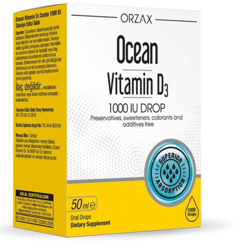фото упаковки Orzax Ocean Витамин D3