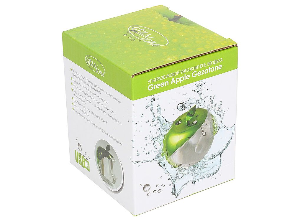 фото упаковки Увлажнитель воздуха ультразвуковой Green Apple Gezatone