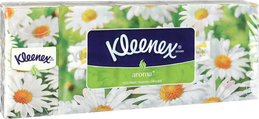 фото упаковки Kleenex Платки носовые бумажные ромашка