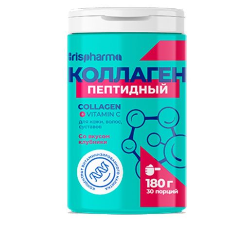 Irispharma Коллаген пептидный + витамин C, порошок, 180 г, 1 шт.