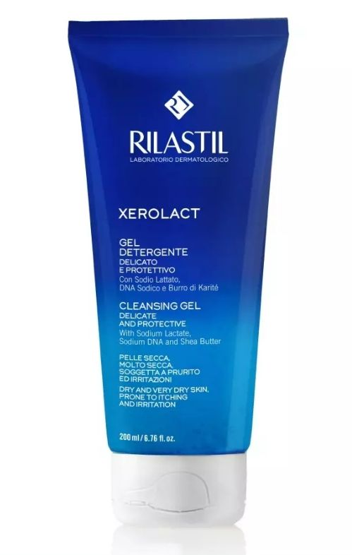 Rilastil Xerolact Мягкий очищающий защитный гель, гель, 200 мл, 1 шт.