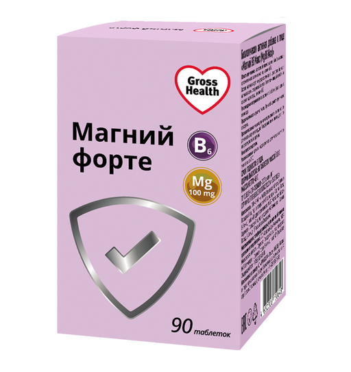 Гроссхелс Магний В6 Форте Макс, таблетки, 90 шт.