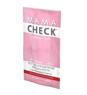 Mama Check Тест для определения беременности, тест-полоска, 1 шт.