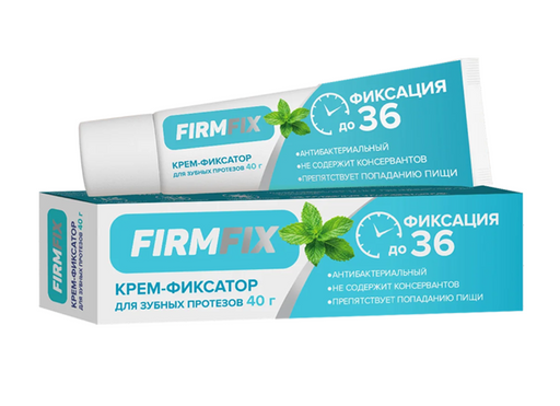 Firmfix Крем-фиксатор для зубных протезов, с мятным вкусом, 40 г, 1 шт.